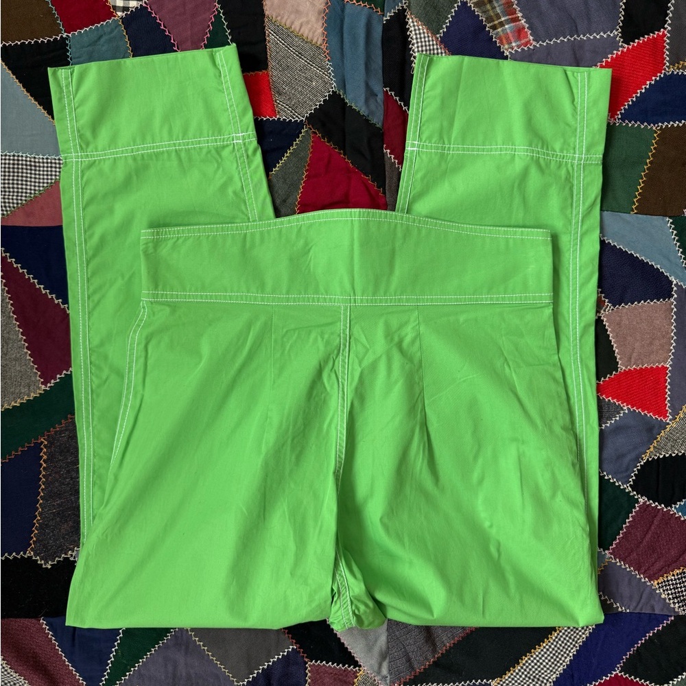 Green Irregular Sleep Pattern Pants - Picture 3 of 6